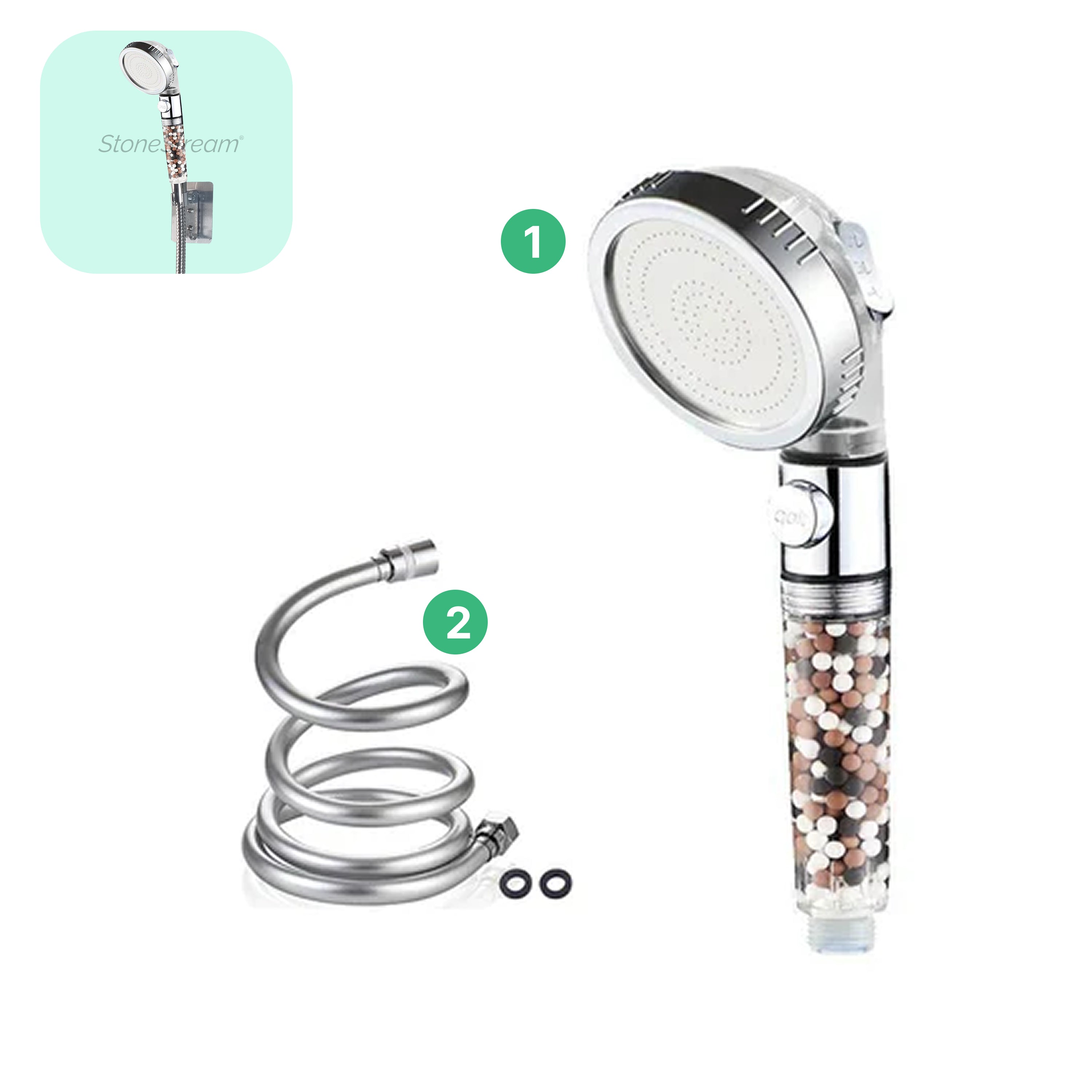 Pomme de douche Ecopower