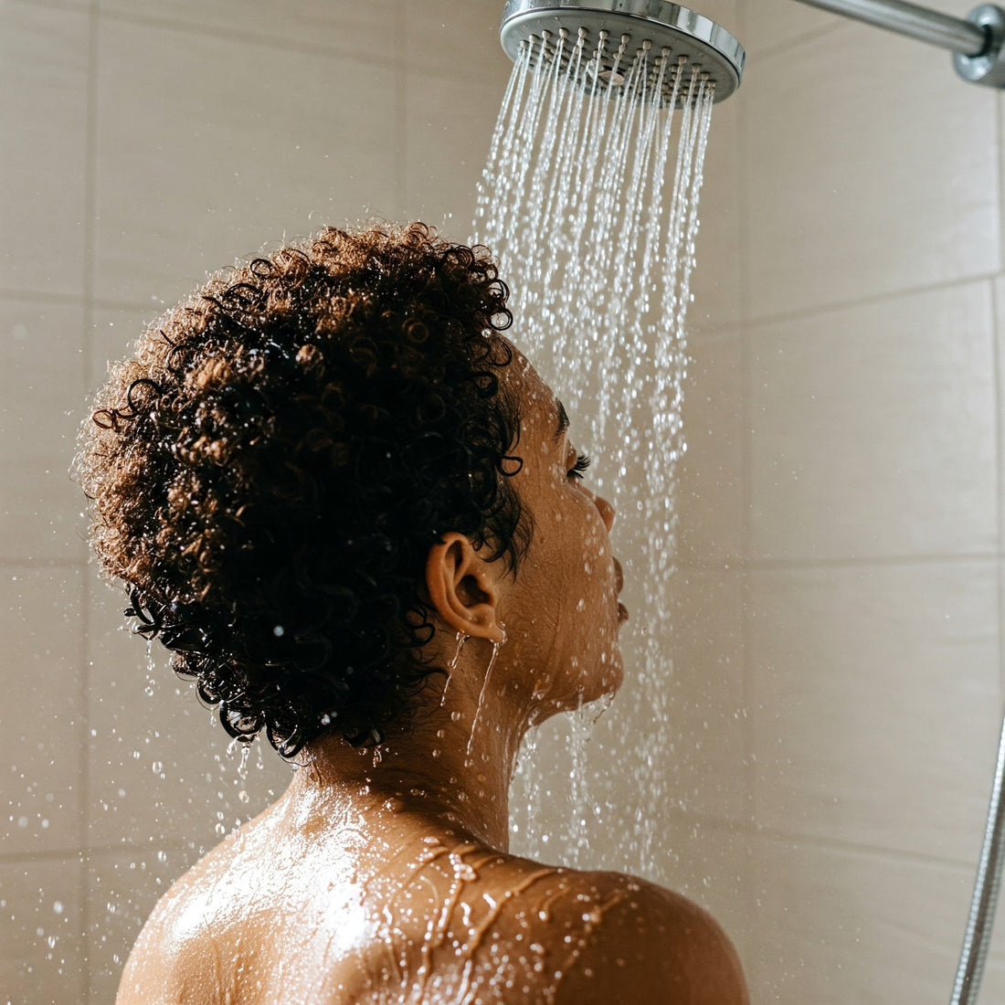 Chlorine in shower water effects on skin with shower filter solution
