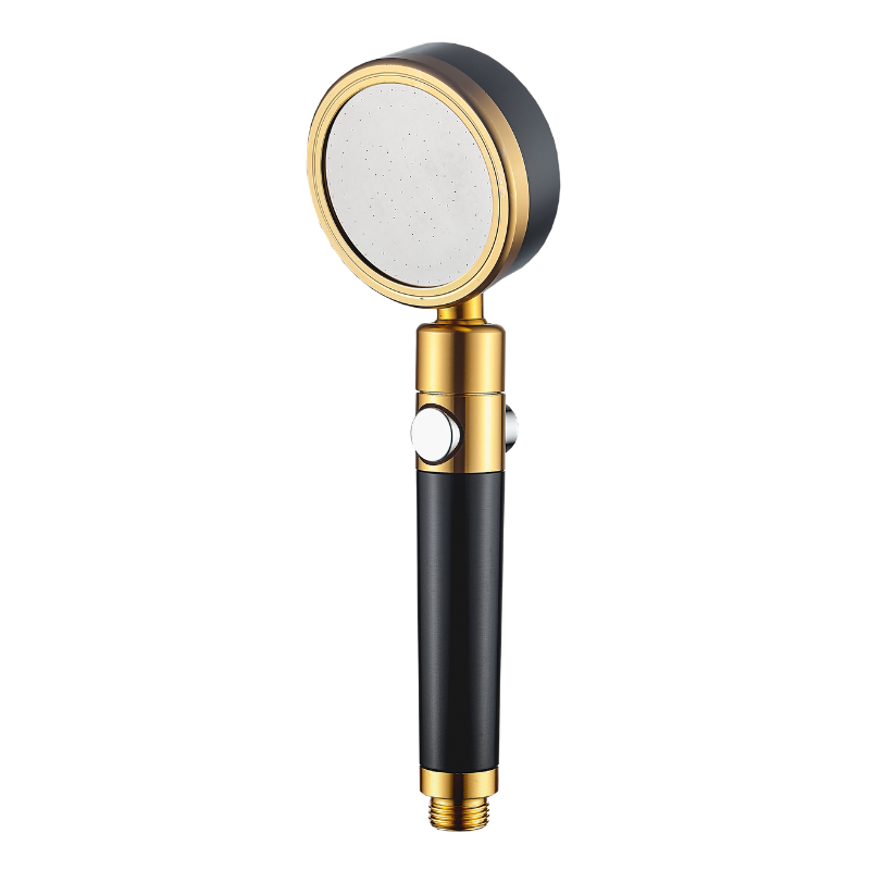 Pommeau de douche effet pluie StoneStream Ecolux métallisé
