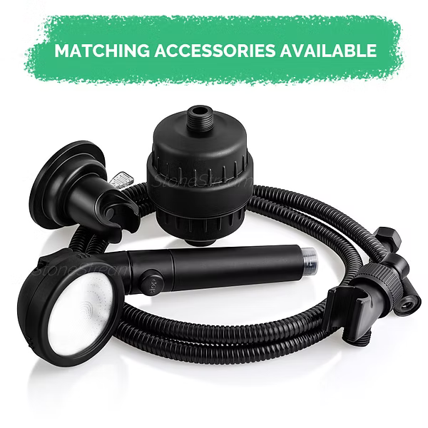 Accessoires noirs mates stonestream