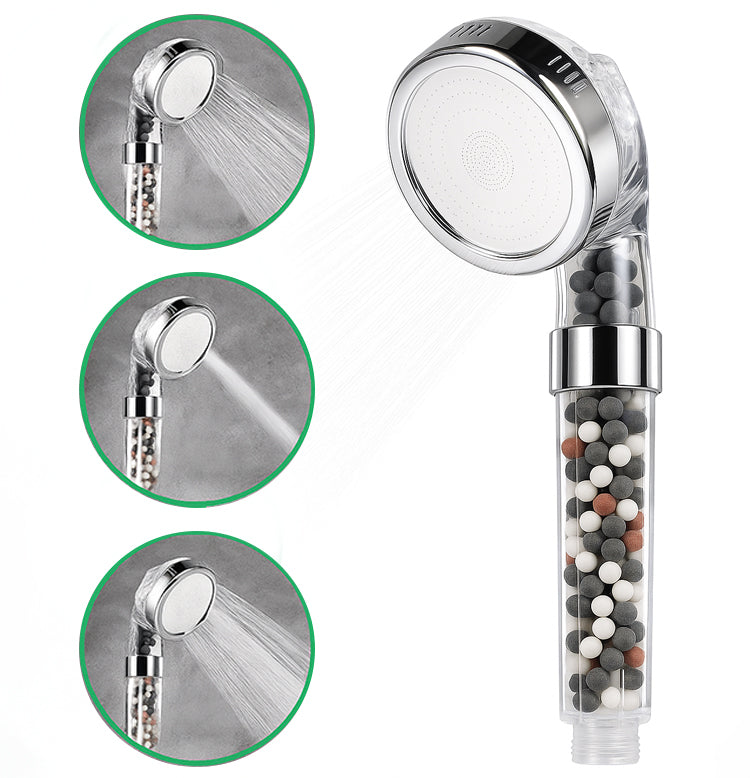 Tête de douche filtrante ionique Ecopower compatible pour douche électrique