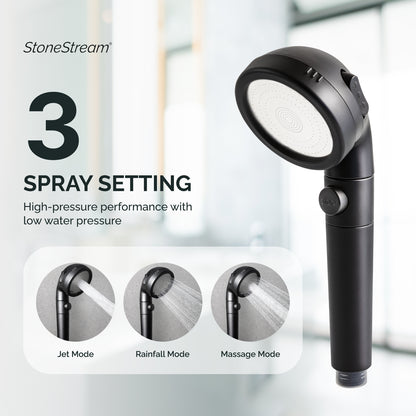 4 en 1 kit pierres ioniques noires