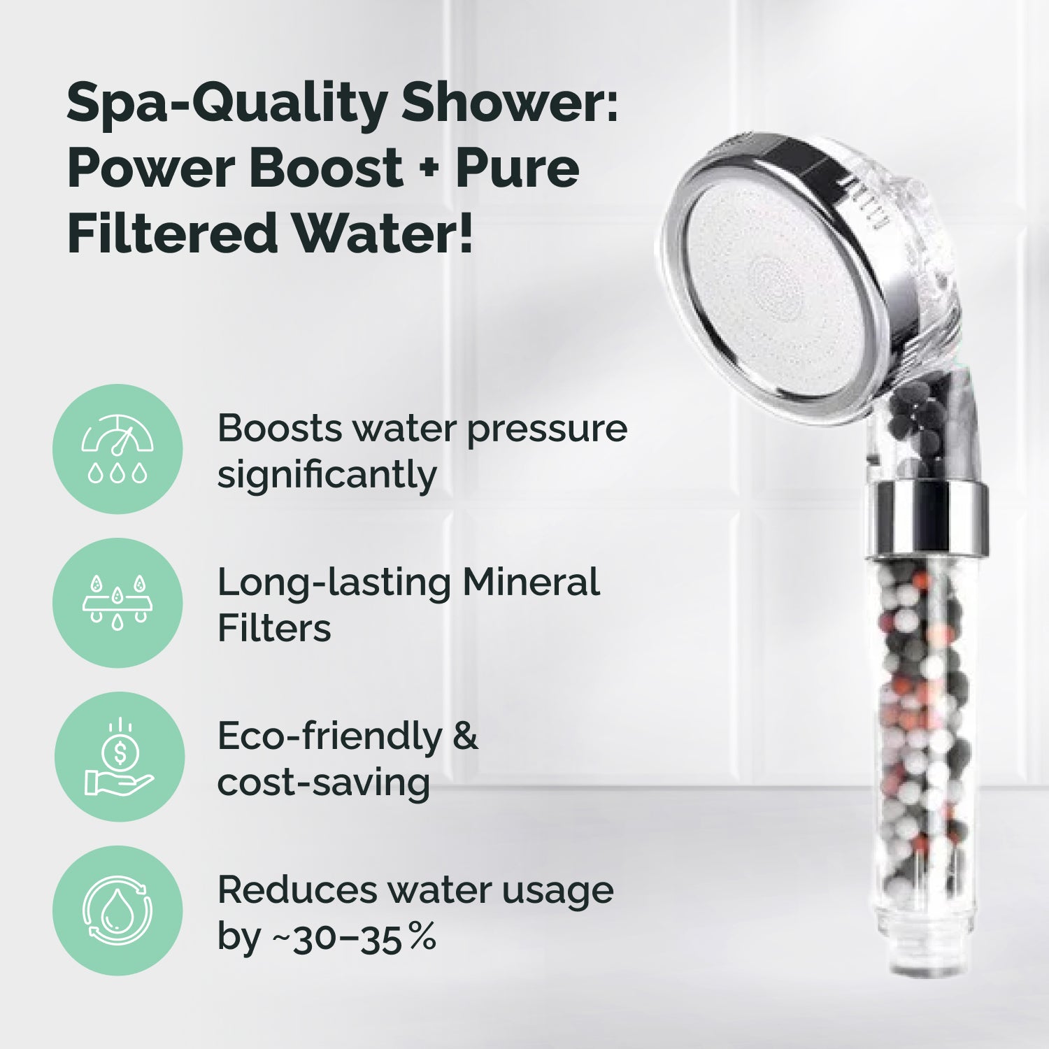Kit de filtration en eau dure + adaptateur mural