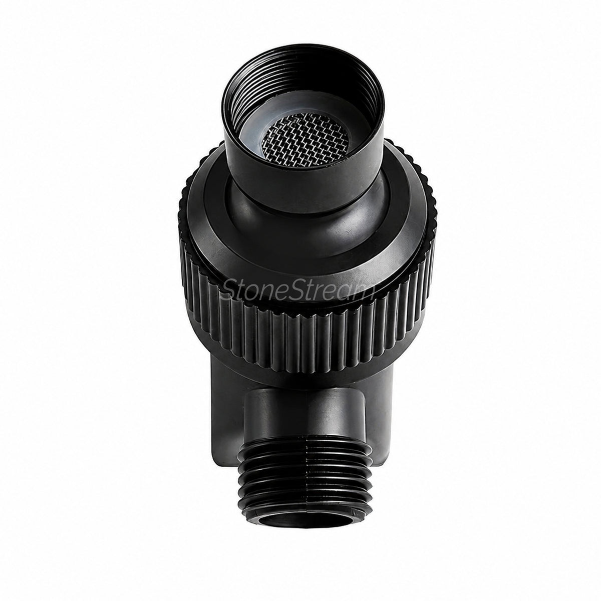 Support pommeau de douche 3 voies - Noir